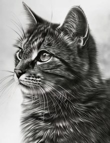 Poszter 50x65cm Macskalátás