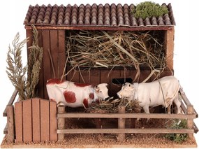 Mozgatható Betlehem Figura 'tehenek Az Istállóban' 12cm magas figurákhoz