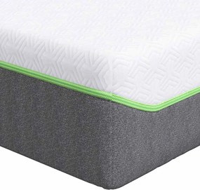 vidaXL Matrac Fehér és Szürke 70 x 200 cm Jacquard szövet