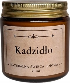Szója illatgyertya 120 ml Kézzel készített fa kanóc füstölő