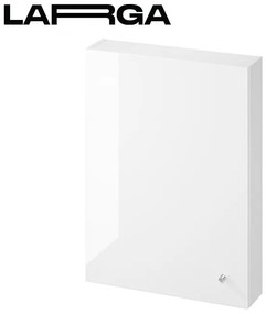 Cersanit Larga, függő szekrény 80x60x14 cm, fehér fényes, S932-004