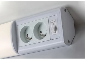 Rabalux 78040 - LED Pultmegvilágító konnektorral BATH 2E LED/10W/230V 4000K 50cm fehér