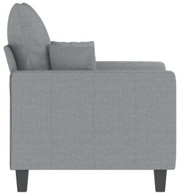 vidaXL világosszürke szövet kanapéfotel 60 cm