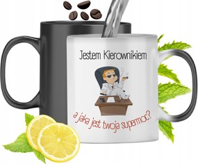 Mágikus Bögre A Vezető Számára Színváltós, fényképes nyomtatással