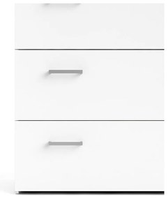 Fehér alacsony komód 74x70 cm Space – Tvilum