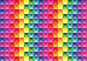 Fotótapéta - Színes kockák (152,5x104 cm)