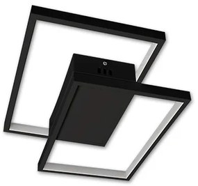 Dimmelhető LED mennyezeti lámpatest LED/45W/230V 3000-6500K fekete + távirányító