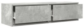 TV szekrény Beton szürke Szerelt fa 100 x 31 x 25.5 cm