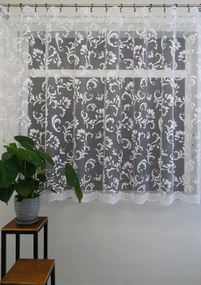 Mg Függöny jacquard 31630 Fehér 300x160cm kész M szalaggal