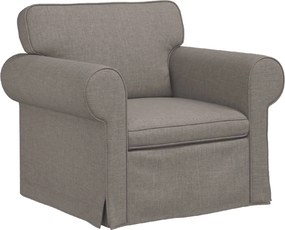 vidaXL Kanapé Tópszínű 215 x 82 x 80 cm szövet