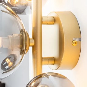 Brilagi - LED Fali lámpa MILLA 3xG9/3W/230V arany/füstös