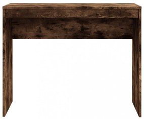 füstös tölgy színű szerelt fa íróasztal 90 x 40 x 72 cm