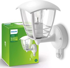 Kültéri fali lámpa Philips Creek Kerti homlokzati lámpa mozgásérzékelővel