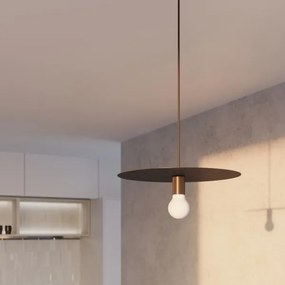 Sollux SL.0853 - Csillár zsinóron FLAVIO 1xE27/60W/230V fekete