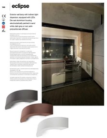 Redo 9903 - LED Kültéri fali lámpa ECLIPSE 3xLED/3W/230V IP54