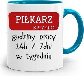 Kék Bögre Labdarúgóknak, fényképes nyomattal