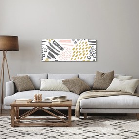 Kép - Absztrakt stroke-ok (120x50 cm)