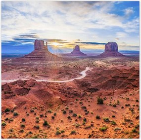 Poszterek 100x100 Monument-Valley-Utah-Usa