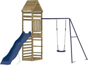vidaXL impregnált fenyőfa kültéri játszószett