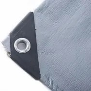 Takaró ponyva szürke - fekete 15x16 m 260 g/m2