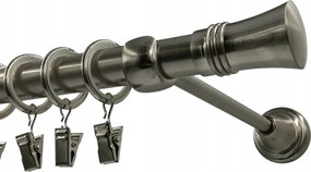 Fém Függönykarnis 19mm Nikkel Ezüst 120cm galvanizált