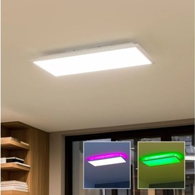 LED RGBW, fényerőszabályozható felületre szerelhető LED panel/22W/230V 2700-6500K 29,5x59,5 cm + távirányító