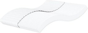 vidaXL fehér H2/H3 keménységű habmatrac 180 x 210 cm