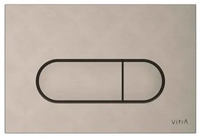 VitrA Root Round Flush Plate Brushed Nickel 740-2295