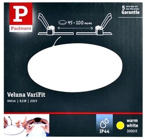 Paulmann 92388 - LED/8,5W IP44 Fürdőszobai beépíthetó lámpa VARIFIT 230V