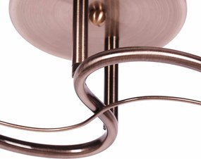 KAJA K-JSL-8090/2 AB SAMIRA Bronz Színű Mennyezeti Lámpa 2xE14 10W IP20