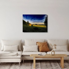 Kép - Hegyi rét (üvegen) (70x50 cm)