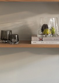 Gyertyatartó Szürke, közepes, füstös - COOEE