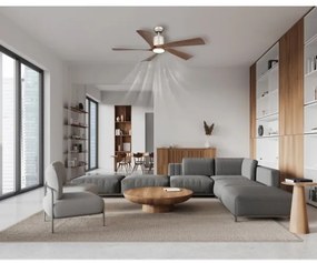 Globo 03606 - MODESTO LED 20W mennyezeti ventilátor, szabályozható, távirányítóv