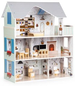 Ecotoys Emma Residence fából készült babaház