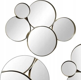 Nagy Fali Tükör Arany Modern Nappali Glamour Dekoráció