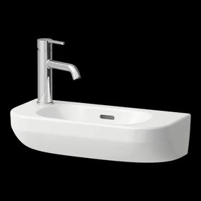 Jika Deep by Jika mosdótál 50x23 cm fehér fényes felülettel bal oldali akkumulátornyílás H815082000J051