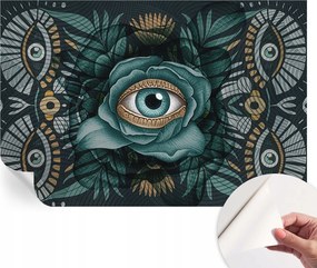 Öntapadós Dekoratív Fotótapéta Hálószobába Virágos szem 104x70 cm