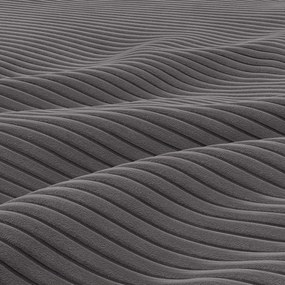 Fireze puff, kordbársony, szürke