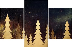 Kép - arany éjszaka (90x60 cm)