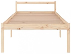 tömör fenyőfa ágy időseknek 100 x 200 cm