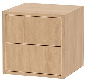 Boxie 2 fiókos fali szekrény 40x40x37 cm sonoma tölgy