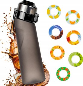 Ízesített 650 ml-es vizes palack 7 kapszulával Cukor- és kalóriamentes