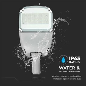 LED állítható fényerejű napelemes utcai lámpa LED/50W/6,4V 6000K IP65 + DO
