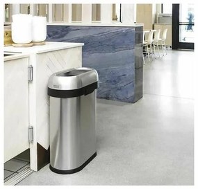 Simplehuman Hulladékgyűjtő kereskedelmihelyiségekbe 50 l, rozsdamentes acélból