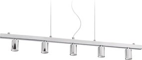 RENDL RALLONG V függeszték alap króm 230V LED E27 5x15W