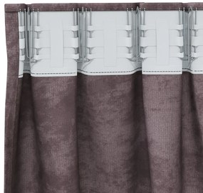 Bársony Függönyök 2 db Szemekkel Barna 175x140 cm