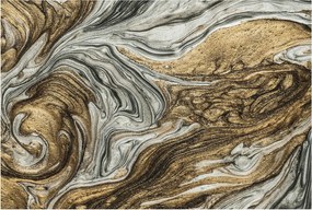 Dekoratív fotótapéta Falra Könnyű összeszerelés Absztrakt örvények 104x70 Ragasztó