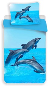 Delfin Trio ágyneműhuzat 140×200cm, 70x90 cm microfibre