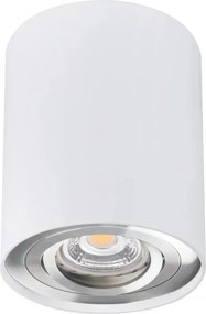 Mennyezeti spot lámpatest állítható fehér ezüst spot cső Kanlux