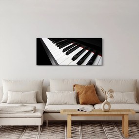Zongora billentyű képe (120x50 cm)